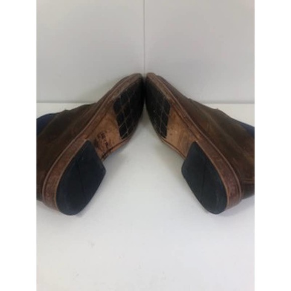 Cole Haan Leather Round Toe Colton Winter Chukka Boot Brown Mens US 10 M